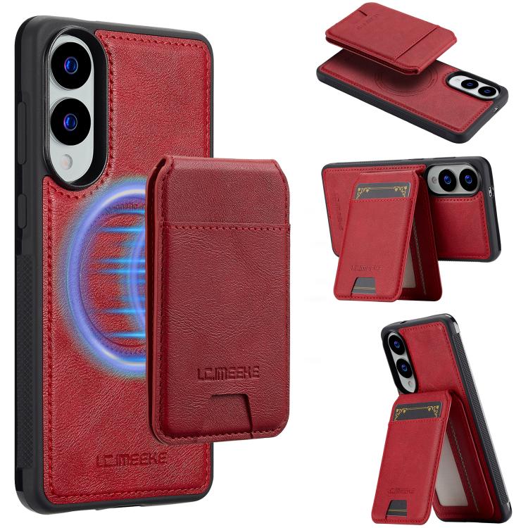 LC.IMEEKE L3 Series Detachable RFID Card Bag Magsafe Phone Case, For Samsung Galaxy S25 Edge 5G, For Samsung Galaxy S25 5G, For Samsung Galaxy S25+ 5G, For Samsung Galaxy S25 Ultra 5G