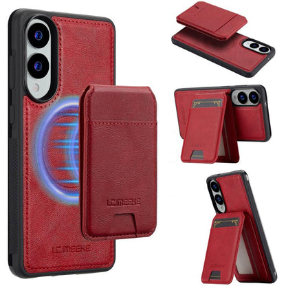 LC.IMEEKE L3 Series Detachable RFID Card Bag Magsafe Phone Case, For Samsung Galaxy S25 Edge 5G, For Samsung Galaxy S25 5G, For Samsung Galaxy S25+ 5G, For Samsung Galaxy S25 Ultra 5G