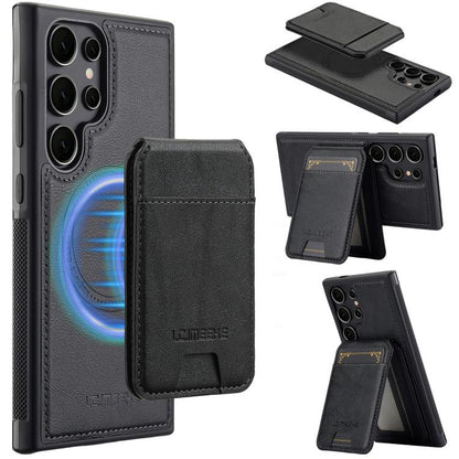 LC.IMEEKE L3 Series Detachable RFID Card Bag Magsafe Phone Case, For Samsung Galaxy S26+ 5G, For Samsung Galaxy S26 Ultra 5G, For Samsung Galaxy S26 5G, For Samsung Galaxy S25 Edge 5G