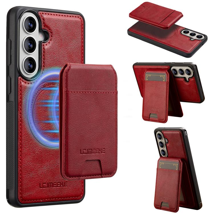 LC.IMEEKE L3 Series Detachable RFID Card Bag Magsafe Phone Case, For Samsung Galaxy S26+ 5G, For Samsung Galaxy S26 Ultra 5G, For Samsung Galaxy S26 5G, For Samsung Galaxy S25 Edge 5G