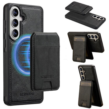 LC.IMEEKE L3 Series Detachable RFID Card Bag Magsafe Phone Case, For Samsung Galaxy S26+ 5G, For Samsung Galaxy S26 Ultra 5G, For Samsung Galaxy S26 5G, For Samsung Galaxy S25 Edge 5G