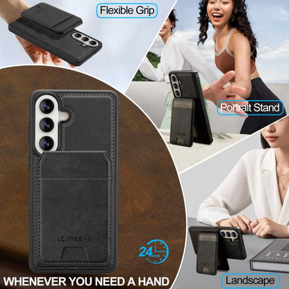LC.IMEEKE L3 Series Detachable RFID Card Bag Magsafe Phone Case, For Samsung Galaxy S26+ 5G, For Samsung Galaxy S26 Ultra 5G, For Samsung Galaxy S26 5G, For Samsung Galaxy S25 Edge 5G