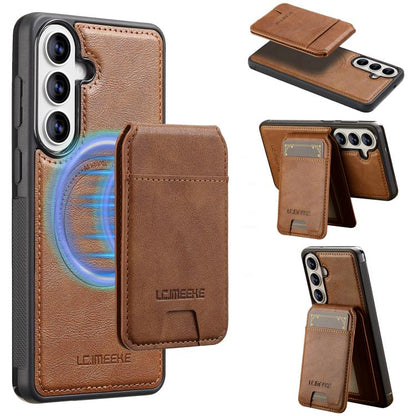 LC.IMEEKE L3 Series Detachable RFID Card Bag Magsafe Phone Case, For Samsung Galaxy S26+ 5G, For Samsung Galaxy S26 Ultra 5G, For Samsung Galaxy S26 5G, For Samsung Galaxy S25 Edge 5G