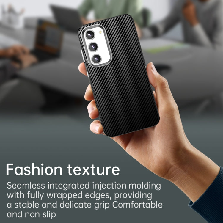 Carbon Fiber Series IMD Phone Case, For Samsung Galaxy S23 5G
