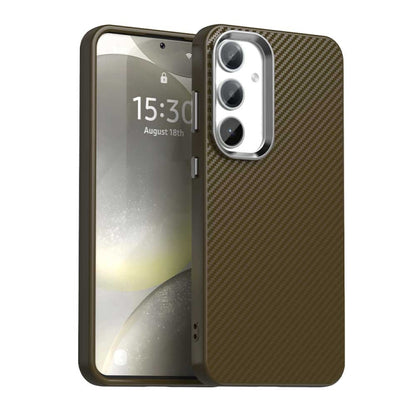 Carbon Fiber Series IMD Phone Case, For Samsung Galaxy S25 Ultra 5G, For Samsung Galaxy S24 FE 5G, For Samsung Galaxy S24+ 5G, For Samsung Galaxy S24 5G, For Samsung Galaxy S23 FE 5G, For Samsung Galaxy S23 Ultra 5G, For Samsung Galaxy S23+ 5G