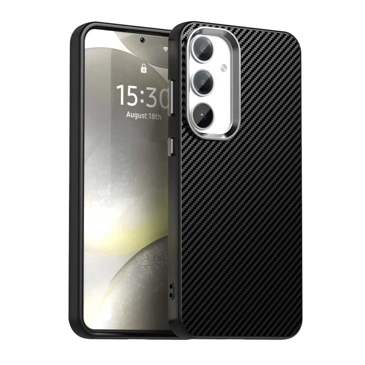 Carbon Fiber Series IMD Phone Case, For Samsung Galaxy S25 Ultra 5G, For Samsung Galaxy S24 FE 5G, For Samsung Galaxy S24+ 5G, For Samsung Galaxy S24 5G, For Samsung Galaxy S23 FE 5G, For Samsung Galaxy S23 Ultra 5G, For Samsung Galaxy S23+ 5G