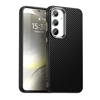 Carbon Fiber Series IMD Phone Case, For Samsung Galaxy S25 Ultra 5G, For Samsung Galaxy S24 FE 5G, For Samsung Galaxy S24+ 5G, For Samsung Galaxy S24 5G, For Samsung Galaxy S23 FE 5G, For Samsung Galaxy S23 Ultra 5G, For Samsung Galaxy S23+ 5G