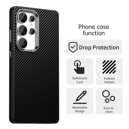 Carbon Fiber Series IMD Phone Case, For Samsung Galaxy S25 Ultra 5G, For Samsung Galaxy S24 FE 5G, For Samsung Galaxy S24+ 5G, For Samsung Galaxy S24 5G, For Samsung Galaxy S23 FE 5G, For Samsung Galaxy S23 Ultra 5G, For Samsung Galaxy S23+ 5G
