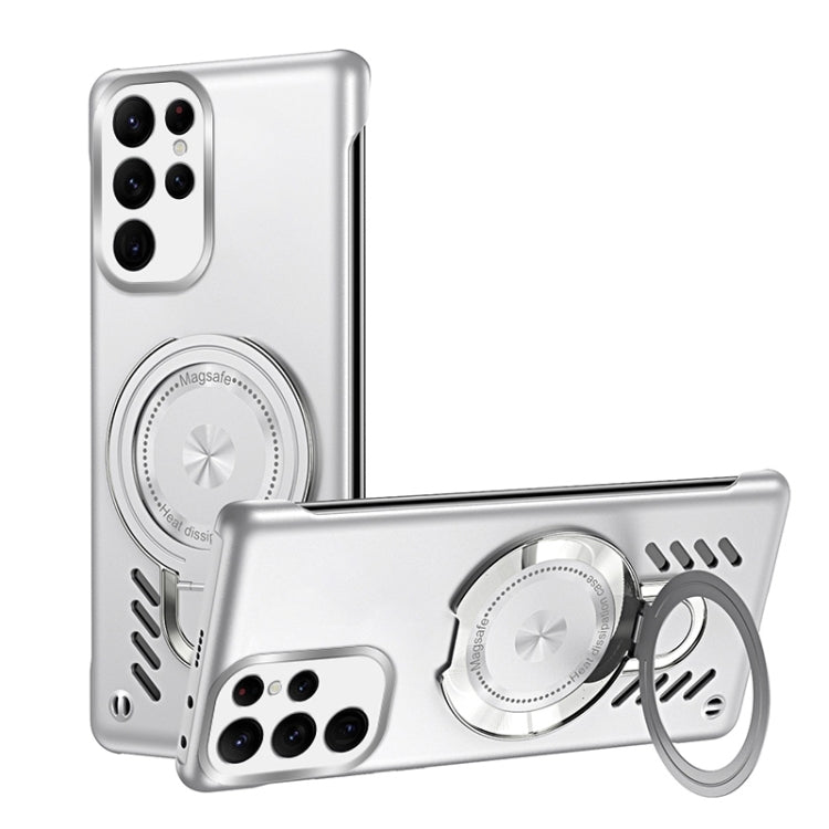 Ice Sense Series Graphene Cooling MagSafe Holder Phone Case, For Samsung Galaxy S25 5G, For Samsung Galaxy S25+ 5G, For Samsung Galaxy S25 Ultra 5G, For Samsung Galaxy S24 Ultra 5G, For Samsung Galaxy S24+ 5G, For Samsung Galaxy S24 5G�����������������...