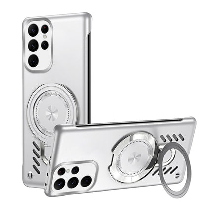 Ice Sense Series Graphene Cooling MagSafe Holder Phone Case, For Samsung Galaxy S25 5G, For Samsung Galaxy S25+ 5G, For Samsung Galaxy S25 Ultra 5G, For Samsung Galaxy S24 Ultra 5G, For Samsung Galaxy S24+ 5G, For Samsung Galaxy S24 5G�����������������...