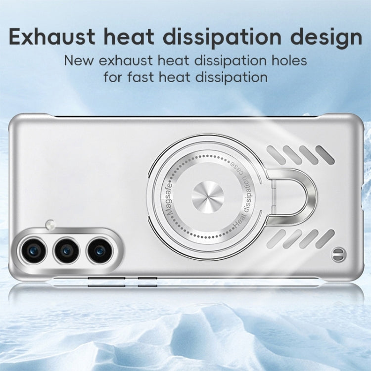 Ice Sense Series Graphene Cooling MagSafe Holder Phone Case, For Samsung Galaxy S24 5G, For Samsung Galaxy S23 Ultra 5G, For Samsung Galaxy S23+ 5G, For Samsung Galaxy S23 5G, For Samsung Galaxy S22 Ultra 5G, For Samsung Galaxy S22+ 5G                 ...