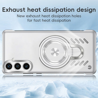 Ice Sense Series Graphene Cooling MagSafe Holder Phone Case, For Samsung Galaxy S24 5G, For Samsung Galaxy S23 Ultra 5G, For Samsung Galaxy S23+ 5G, For Samsung Galaxy S23 5G, For Samsung Galaxy S22 Ultra 5G, For Samsung Galaxy S22+ 5G                 ...