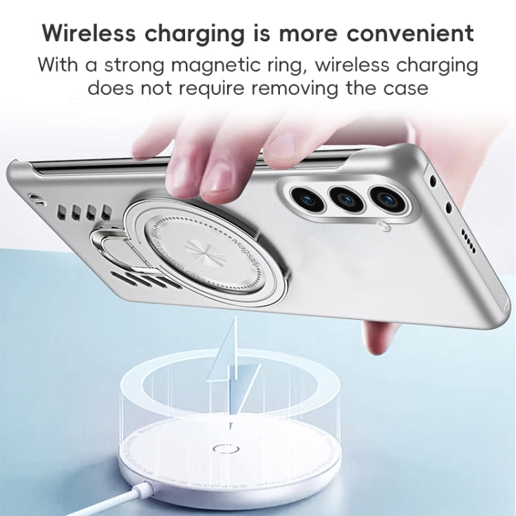 Ice Sense Series Graphene Cooling MagSafe Holder Phone Case, For Samsung Galaxy S24 5G, For Samsung Galaxy S23 Ultra 5G, For Samsung Galaxy S23+ 5G, For Samsung Galaxy S23 5G, For Samsung Galaxy S22 Ultra 5G, For Samsung Galaxy S22+ 5G                 ...