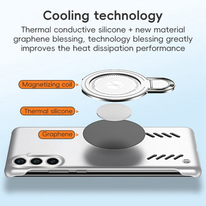 Ice Sense Series Graphene Cooling MagSafe Holder Phone Case, For Samsung Galaxy S24 5G, For Samsung Galaxy S23 Ultra 5G, For Samsung Galaxy S23+ 5G, For Samsung Galaxy S23 5G, For Samsung Galaxy S22 Ultra 5G, For Samsung Galaxy S22+ 5G                 ...