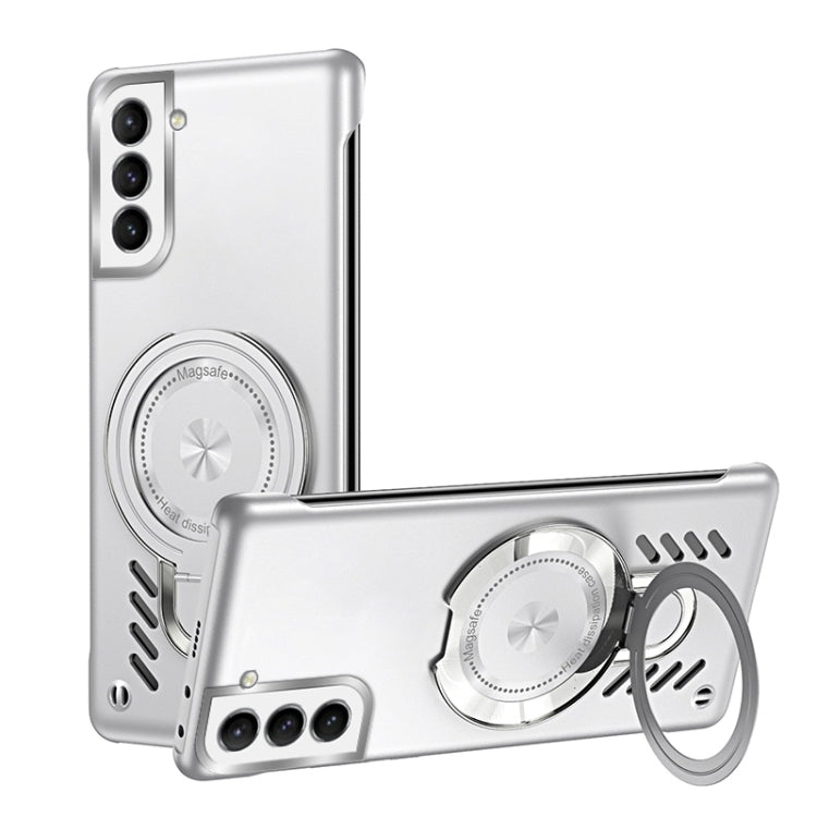 Ice Sense Series Graphene Cooling MagSafe Holder Phone Case, For Samsung Galaxy S23 5G, For Samsung Galaxy S22 Ultra 5G, For Samsung Galaxy S22+ 5G, For Samsung Galaxy S22 5G, For Samsung Galaxy S21 5G, For Samsung Galaxy S21+ 5G                       ...