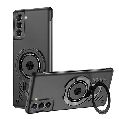 Ice Sense Series Graphene Cooling MagSafe Holder Phone Case, For Samsung Galaxy S24 5G, For Samsung Galaxy S23 Ultra 5G, For Samsung Galaxy S23+ 5G, For Samsung Galaxy S23 5G, For Samsung Galaxy S22 Ultra 5G, For Samsung Galaxy S22+ 5G                 ...