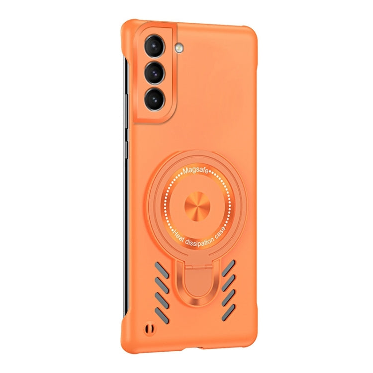 Ice Sense Series Graphene Cooling MagSafe Holder Phone Case, For Samsung Galaxy S21+ 5G, For Samsung Galaxy S21 Ultra 5G