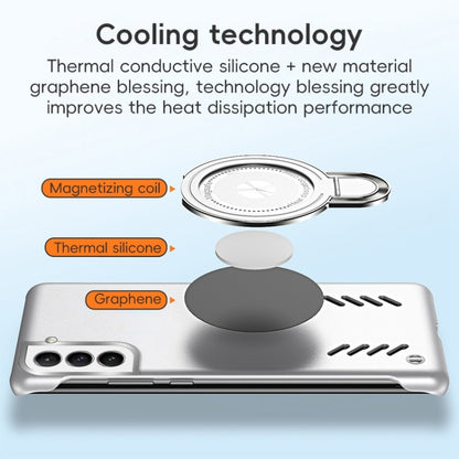 Ice Sense Series Graphene Cooling MagSafe Holder Phone Case, For Samsung Galaxy S21+ 5G, For Samsung Galaxy S21 Ultra 5G