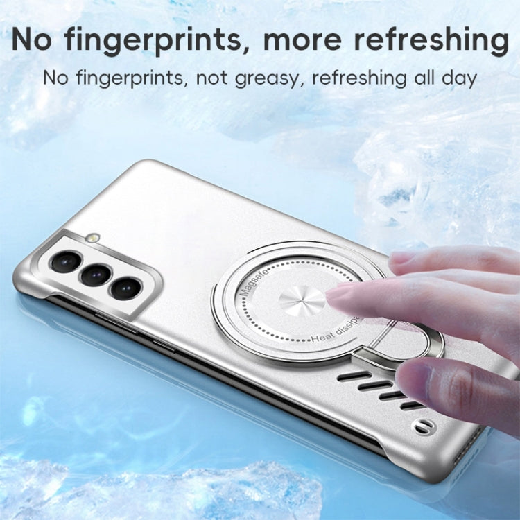 Ice Sense Series Graphene Cooling MagSafe Holder Phone Case, For Samsung Galaxy S21+ 5G, For Samsung Galaxy S21 Ultra 5G