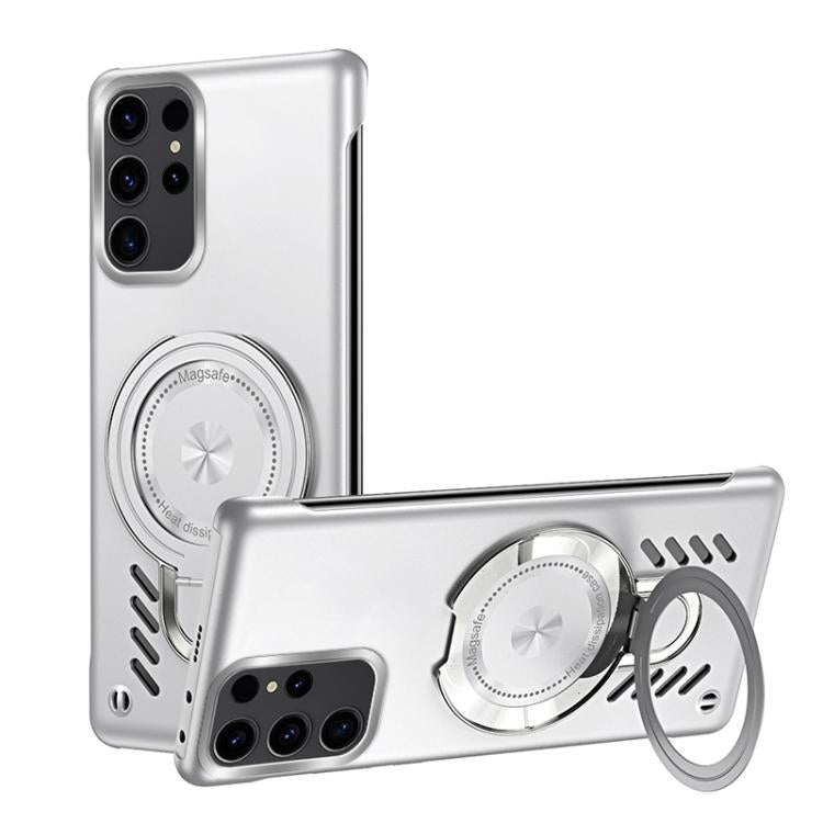 Ice Sense Series Graphene Cooling MagSafe Holder Phone Case, For Samsung Galaxy S25 5G, For Samsung Galaxy S25+ 5G, For Samsung Galaxy S25 Ultra 5G, For Samsung Galaxy S24 Ultra 5G, For Samsung Galaxy S24+ 5G, For Samsung Galaxy S24 5G�����������������...