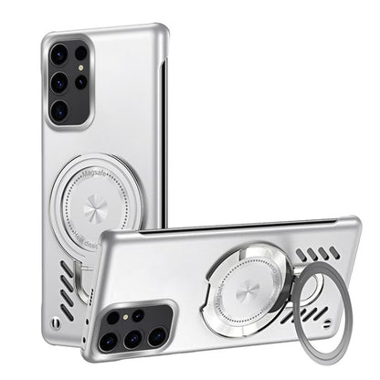 Ice Sense Series Graphene Cooling MagSafe Holder Phone Case, For Samsung Galaxy S25 5G, For Samsung Galaxy S25+ 5G, For Samsung Galaxy S25 Ultra 5G, For Samsung Galaxy S24 Ultra 5G, For Samsung Galaxy S24+ 5G, For Samsung Galaxy S24 5G�����������������...