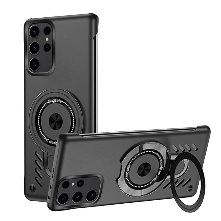 Ice Sense Series Graphene Cooling MagSafe Holder Phone Case, For Samsung Galaxy S26+ 5G, For Samsung Galaxy S26 Ultra 5G, For Samsung Galaxy S26 5G, For Samsung Galaxy S25 5G, For Samsung Galaxy S25+ 5G, For Samsung Galaxy S25 Ultra 5G                 ...