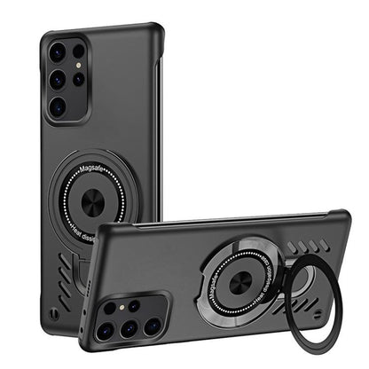 Ice Sense Series Graphene Cooling MagSafe Holder Phone Case, For Samsung Galaxy S25 5G, For Samsung Galaxy S25+ 5G, For Samsung Galaxy S25 Ultra 5G, For Samsung Galaxy S24 Ultra 5G, For Samsung Galaxy S24+ 5G, For Samsung Galaxy S24 5G�����������������...