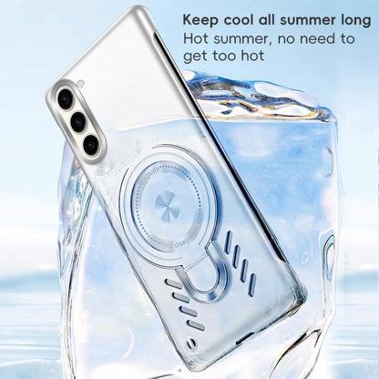 Ice Sense Series Graphene Cooling MagSafe Holder Phone Case, For Samsung Galaxy S25 5G, For Samsung Galaxy S25+ 5G, For Samsung Galaxy S25 Ultra 5G, For Samsung Galaxy S24 Ultra 5G, For Samsung Galaxy S24+ 5G, For Samsung Galaxy S24 5G�����������������...