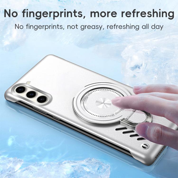 Ice Sense Series Graphene Cooling MagSafe Holder Phone Case, For Samsung Galaxy S25 5G, For Samsung Galaxy S25+ 5G, For Samsung Galaxy S25 Ultra 5G, For Samsung Galaxy S24 Ultra 5G, For Samsung Galaxy S24+ 5G, For Samsung Galaxy S24 5G�����������������...