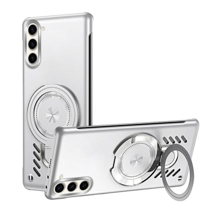 Ice Sense Series Graphene Cooling MagSafe Holder Phone Case, For Samsung Galaxy S25 5G, For Samsung Galaxy S25+ 5G, For Samsung Galaxy S25 Ultra 5G, For Samsung Galaxy S24 Ultra 5G, For Samsung Galaxy S24+ 5G, For Samsung Galaxy S24 5G�����������������...