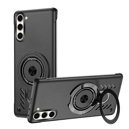 Ice Sense Series Graphene Cooling MagSafe Holder Phone Case, For Samsung Galaxy S25 5G, For Samsung Galaxy S25+ 5G, For Samsung Galaxy S25 Ultra 5G, For Samsung Galaxy S24 Ultra 5G, For Samsung Galaxy S24+ 5G, For Samsung Galaxy S24 5G�����������������...