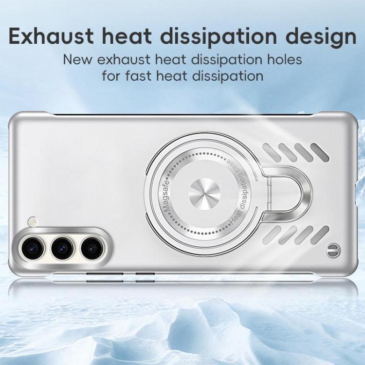 Ice Sense Series Graphene Cooling MagSafe Holder Phone Case, For Samsung Galaxy S26+ 5G, For Samsung Galaxy S26 Ultra 5G, For Samsung Galaxy S26 5G, For Samsung Galaxy S25 5G, For Samsung Galaxy S25+ 5G, For Samsung Galaxy S25 Ultra 5G                 ...