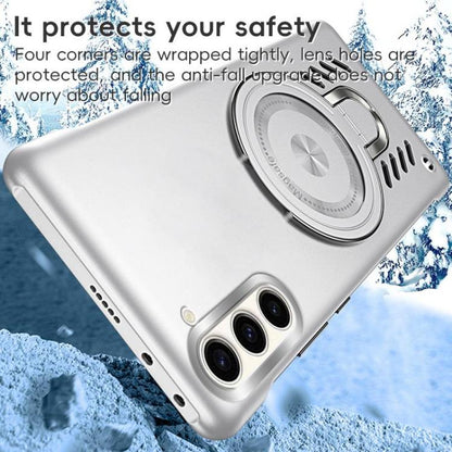 Ice Sense Series Graphene Cooling MagSafe Holder Phone Case, For Samsung Galaxy S26+ 5G, For Samsung Galaxy S26 Ultra 5G, For Samsung Galaxy S26 5G, For Samsung Galaxy S25 5G, For Samsung Galaxy S25+ 5G, For Samsung Galaxy S25 Ultra 5G                 ...
