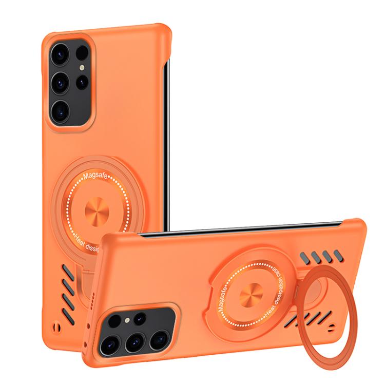 Ice Sense Series Graphene Cooling MagSafe Holder Phone Case, For Samsung Galaxy S26+ 5G, For Samsung Galaxy S26 Ultra 5G, For Samsung Galaxy S26 5G, For Samsung Galaxy S25 5G, For Samsung Galaxy S25+ 5G, For Samsung Galaxy S25 Ultra 5G                 ...