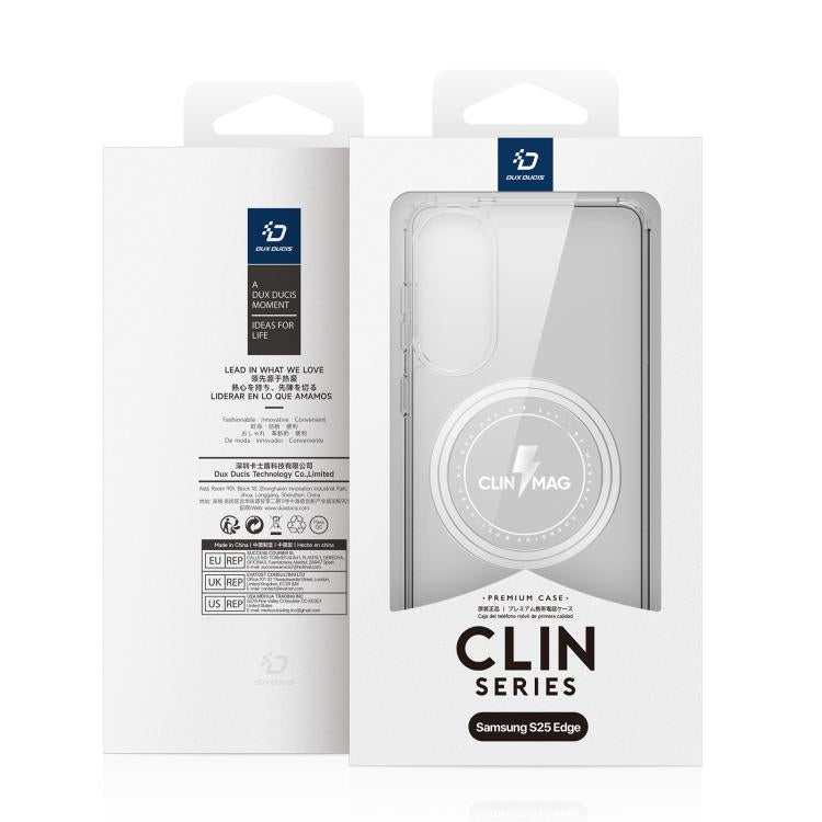 DUX DUCIS Clin Mag Series Magsafe TPU Phone Case, For Samsung Galaxy S25 Edge 5G, For Samsung Galaxy S25 5G, For Samsung Galaxy S25+ 5G, For Samsung Galaxy S25 Ultra 5G