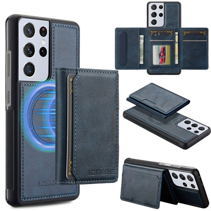 LC.IMEEKE L5 Series Detachable RFID Card Bag Magsafe Phone Case, For Samsung Galaxy S21+ 5G, For Samsung Galaxy S21 Ultra 5G