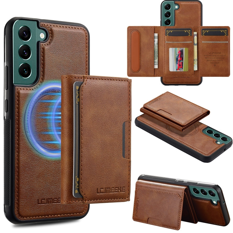 LC.IMEEKE L5 Series Detachable RFID Card Bag Magsafe Phone Case, For Samsung Galaxy S23 FE 5G, For Samsung Galaxy S23 Ultra 5G, For Samsung Galaxy S20 FE, For Samsung Galaxy S22 Ultra 5G