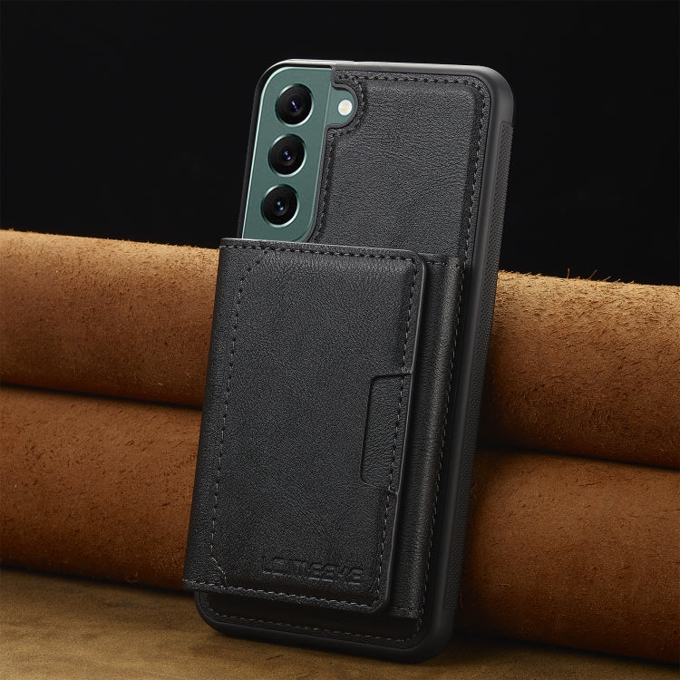 LC.IMEEKE L5 Series Detachable RFID Card Bag Magsafe Phone Case, For Samsung Galaxy S21+ 5G, For Samsung Galaxy S21 Ultra 5G