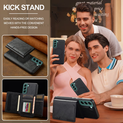 LC.IMEEKE L5 Series Detachable RFID Card Bag Magsafe Phone Case, For Samsung Galaxy S21+ 5G, For Samsung Galaxy S21 Ultra 5G