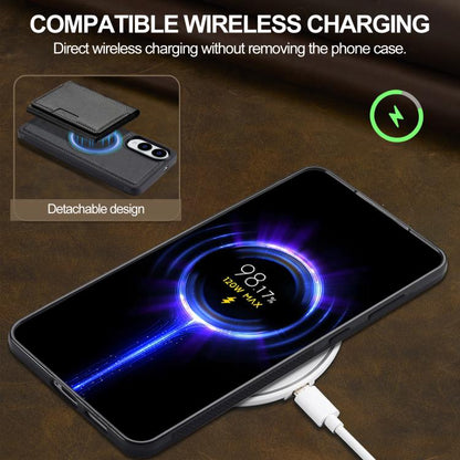 LC.IMEEKE L5 Series Detachable RFID Card Bag Magsafe Phone Case, For Samsung Galaxy S25 Edge 5G, For Samsung Galaxy S25 5G, For Samsung Galaxy S25+ 5G, For Samsung Galaxy S25 Ultra 5G