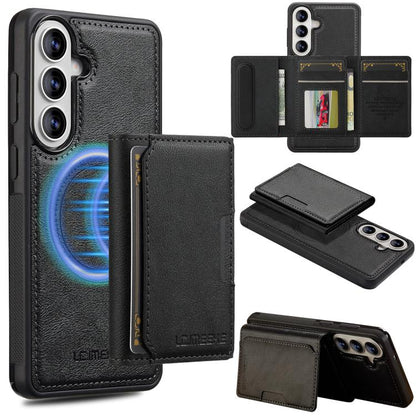 LC.IMEEKE L5 Series Detachable RFID Card Bag Magsafe Phone Case, For Samsung Galaxy S26+ 5G, For Samsung Galaxy S26 Ultra 5G, For Samsung Galaxy S26 5G, For Samsung Galaxy S25 Edge 5G