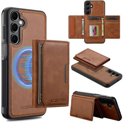 LC.IMEEKE L5 Series Detachable RFID Card Bag Magsafe Phone Case, For Galaxy S26 FE 5G, For Samsung Galaxy S26+ 5G, For Samsung Galaxy S26 Ultra 5G, For Samsung Galaxy S26 5G