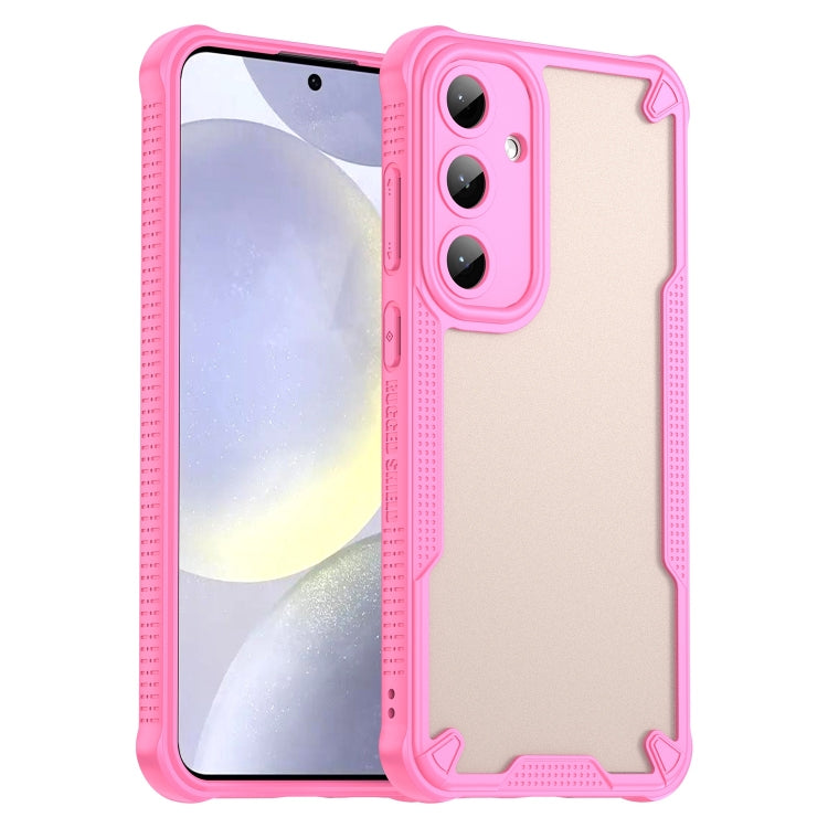 Armor Glaze PC Hybrid TPU Phone Case, For Samsung Galaxy S24 Ultra 5G, For Samsung Galaxy S24+ 5G, For Samsung Galaxy S24 5G, For Samsung Galaxy S23 Ultra 5G