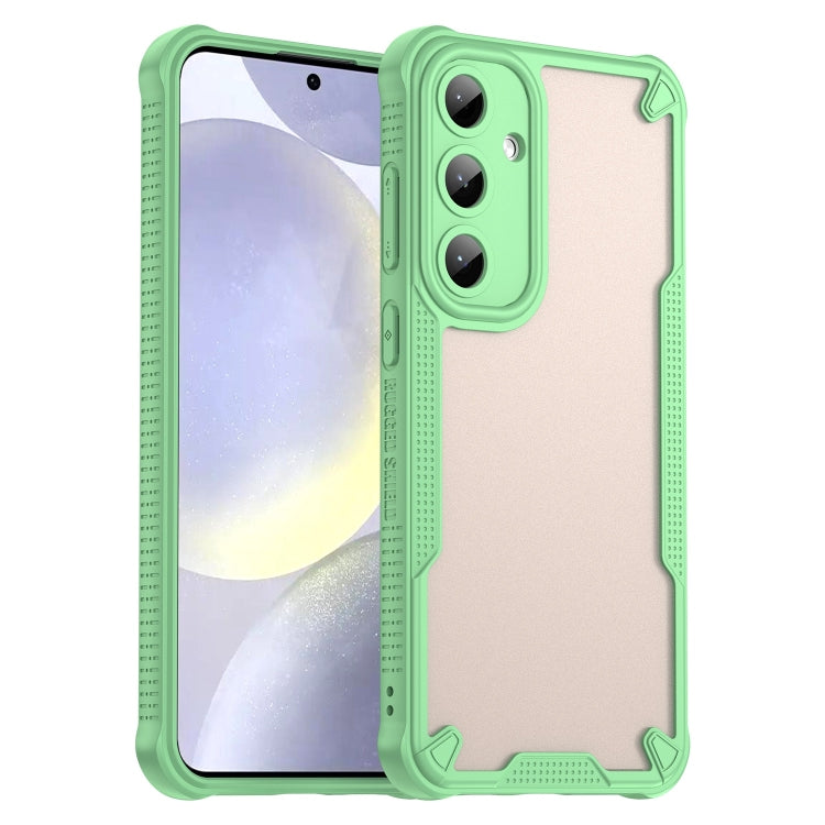 Armor Glaze PC Hybrid TPU Phone Case, For Samsung Galaxy S24 Ultra 5G, For Samsung Galaxy S24+ 5G, For Samsung Galaxy S24 5G, For Samsung Galaxy S23 Ultra 5G