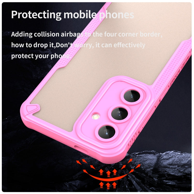 Armor Glaze PC Hybrid TPU Phone Case, For Samsung Galaxy S24 FE 5G, For Samsung Galaxy S24 Ultra 5G, For Samsung Galaxy S24+ 5G, For Samsung Galaxy S24 5G