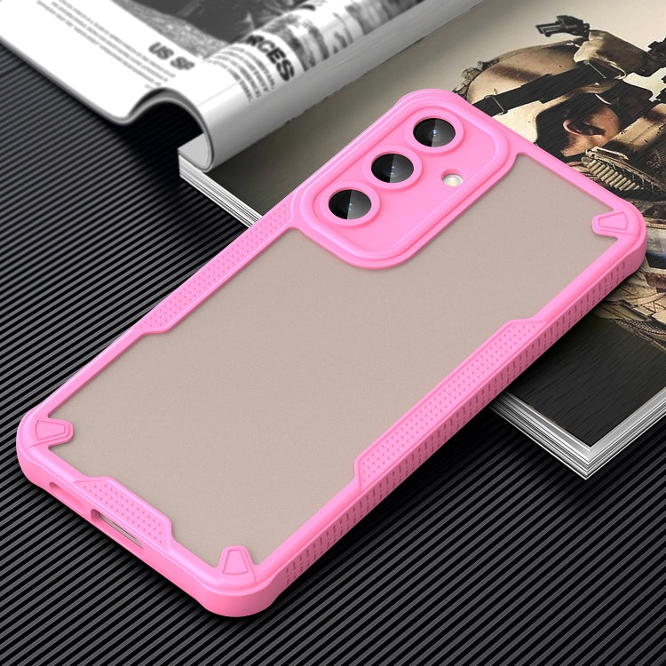 Armor Glaze PC Hybrid TPU Phone Case, For Samsung Galaxy S24 FE 5G, For Samsung Galaxy S24 Ultra 5G, For Samsung Galaxy S24+ 5G, For Samsung Galaxy S24 5G