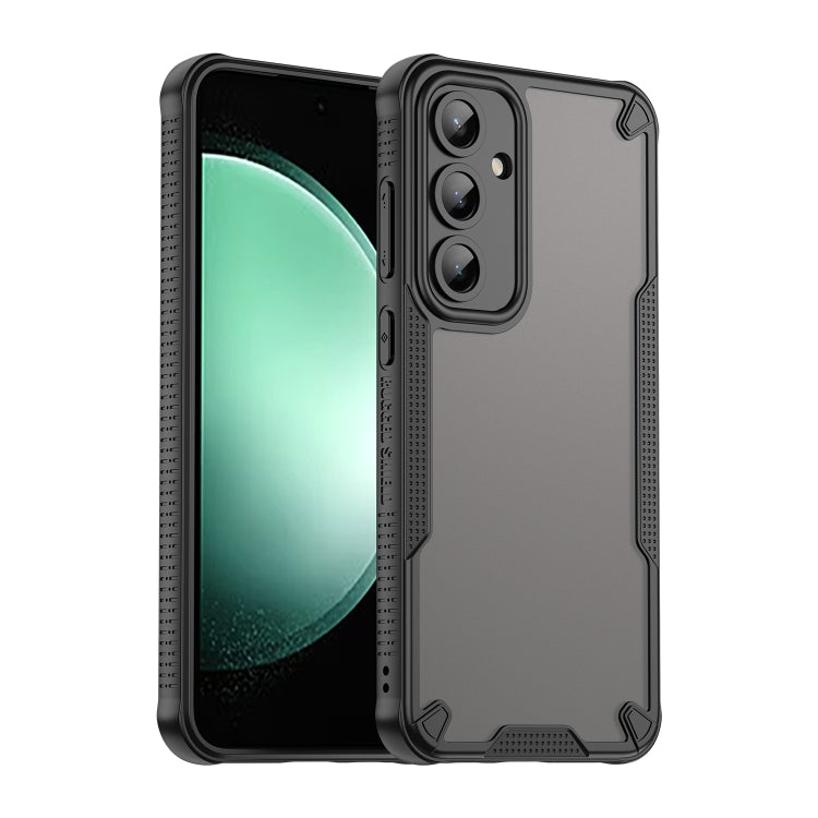Armor Glaze PC Hybrid TPU Phone Case, For Samsung Galaxy S24 FE 5G, For Samsung Galaxy S24 Ultra 5G, For Samsung Galaxy S24+ 5G, For Samsung Galaxy S24 5G