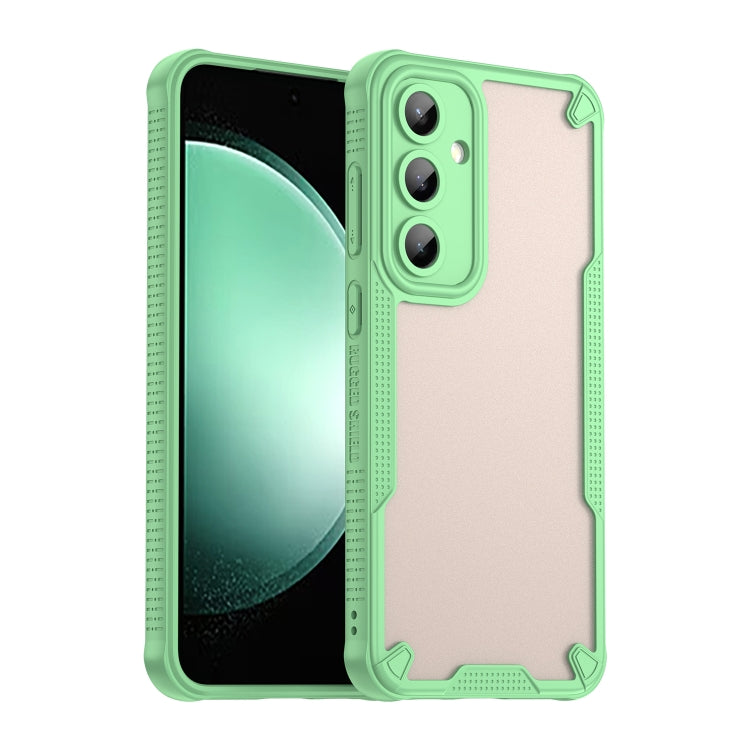 Armor Glaze PC Hybrid TPU Phone Case, For Samsung Galaxy S24 FE 5G, For Samsung Galaxy S24 Ultra 5G, For Samsung Galaxy S24+ 5G, For Samsung Galaxy S24 5G