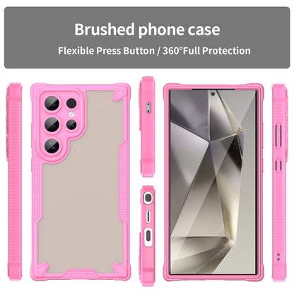 Armor Glaze PC Hybrid TPU Phone Case, For Samsung Galaxy S24 Ultra 5G, For Samsung Galaxy S24+ 5G, For Samsung Galaxy S24 5G, For Samsung Galaxy S23 Ultra 5G