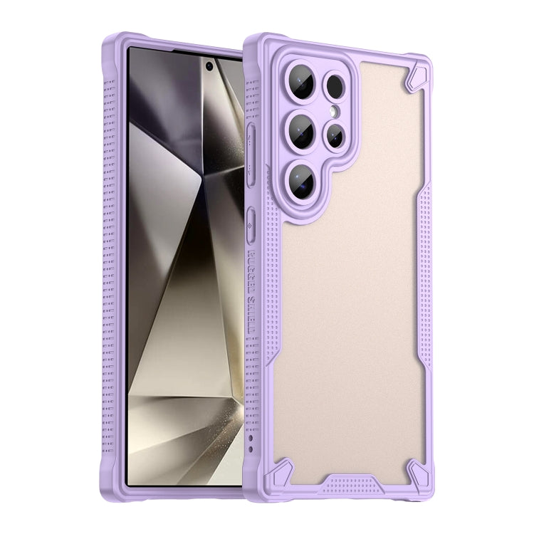 Armor Glaze PC Hybrid TPU Phone Case, For Samsung Galaxy S24 Ultra 5G, For Samsung Galaxy S24+ 5G, For Samsung Galaxy S24 5G, For Samsung Galaxy S23 Ultra 5G
